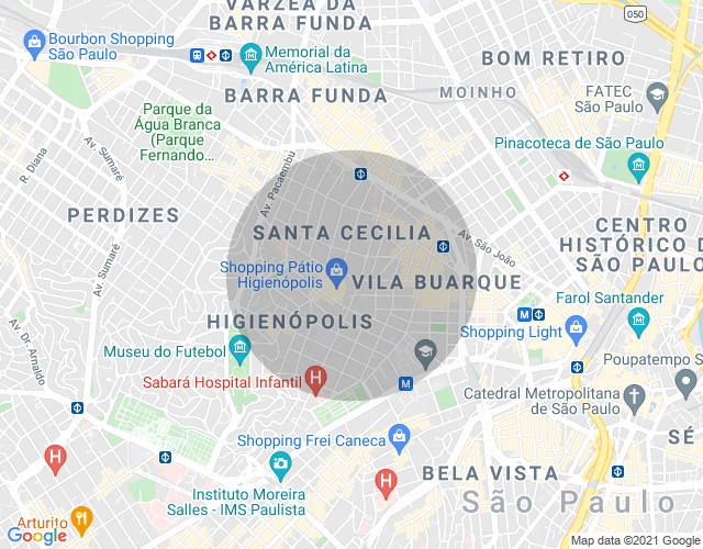 Imóvel no mapa