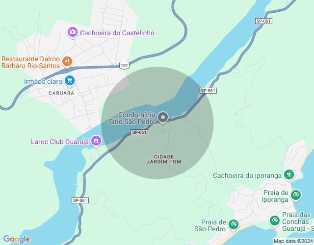 Imóvel no mapa