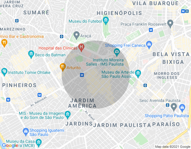 Imóvel no mapa