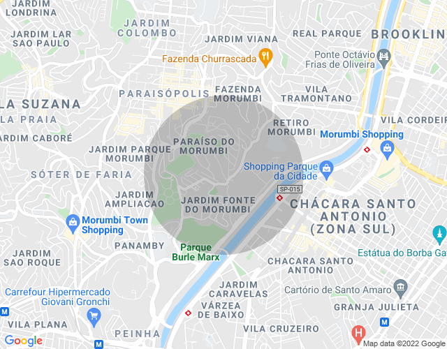 Imóvel no mapa