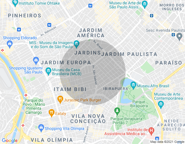 Imóvel no mapa