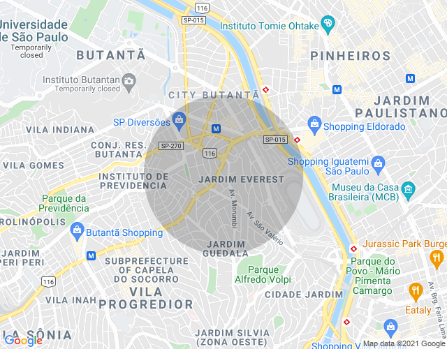 Imóvel no mapa