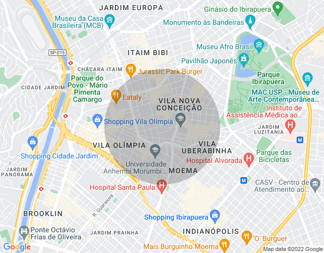 Imóvel no mapa