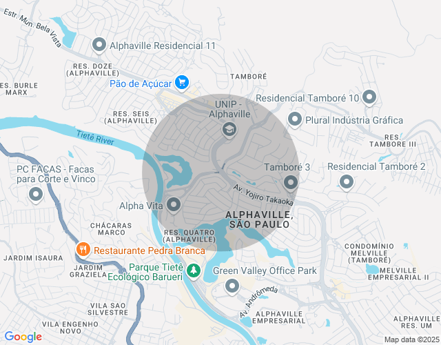 Imóvel no mapa