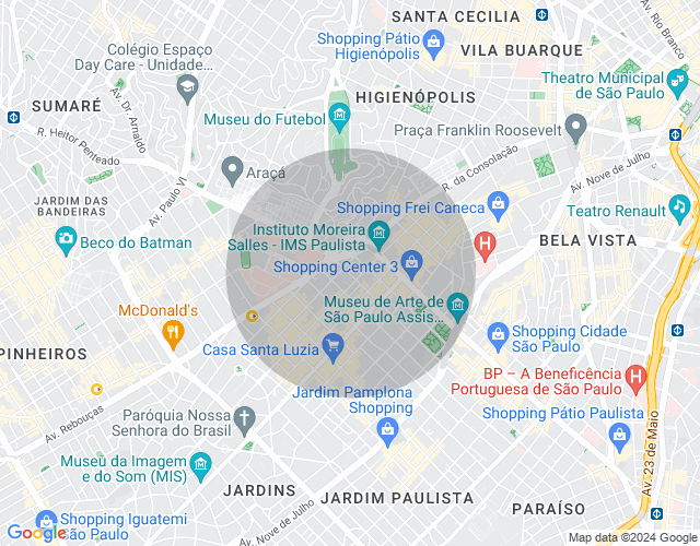 Imóvel no mapa