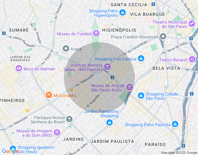 Imóvel no mapa