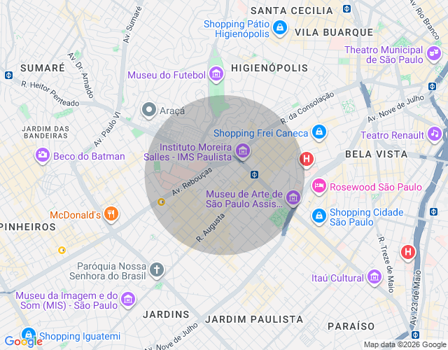 Imóvel no mapa