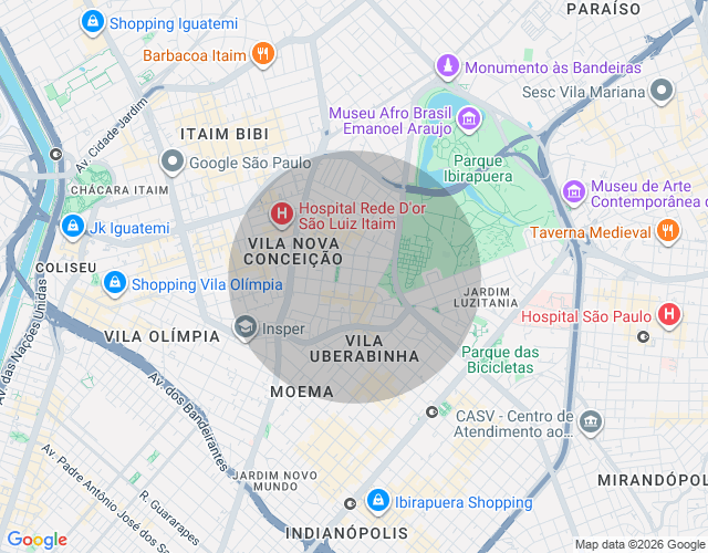 Imóvel no mapa