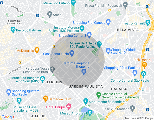 Imóvel no mapa