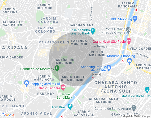 Imóvel no mapa
