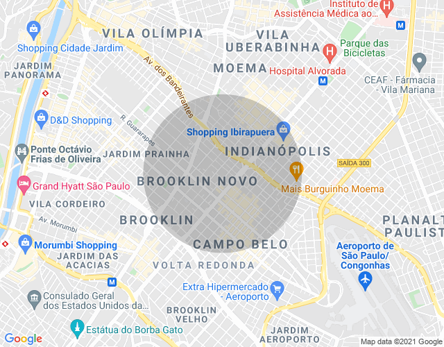 Imóvel no mapa