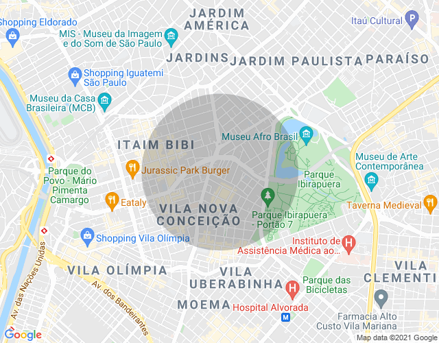 Imóvel no mapa