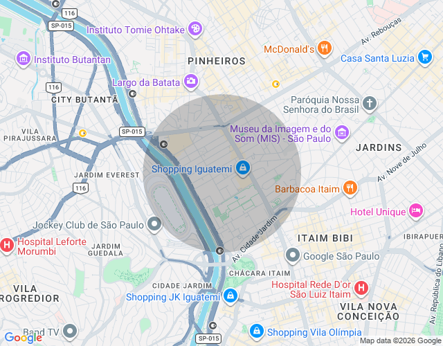 Imóvel no mapa