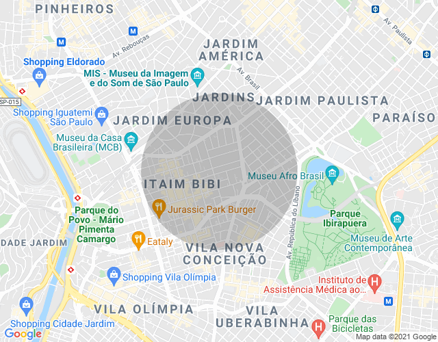Imóvel no mapa
