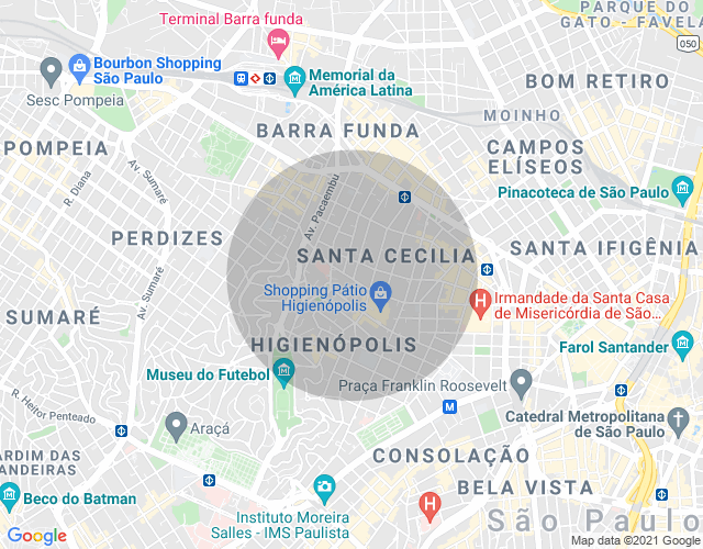 Imóvel no mapa