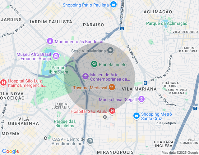 Imóvel no mapa
