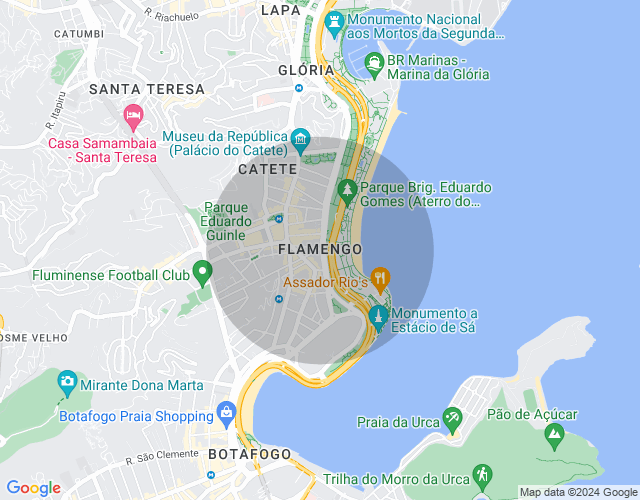 Imóvel no mapa