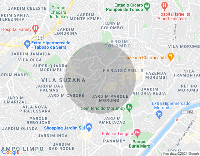 Imóvel no mapa
