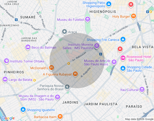 Imóvel no mapa