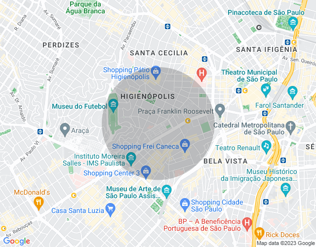 Imóvel no mapa