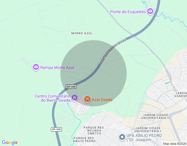 Imóvel no mapa