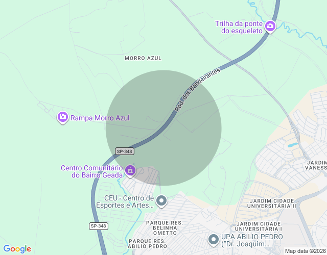 Imóvel no mapa