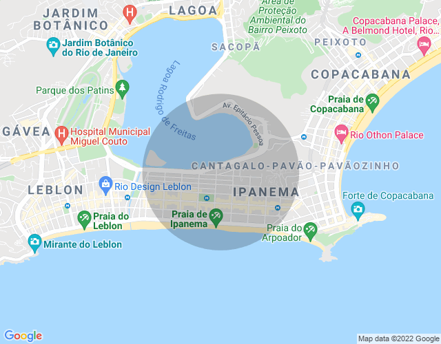 Imóvel no mapa
