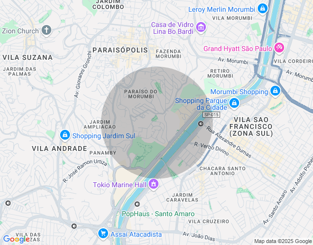 Imóvel no mapa