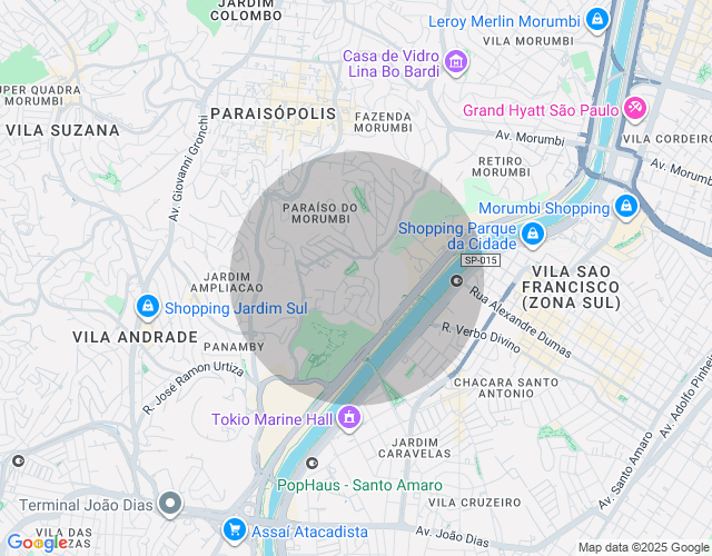 Imóvel no mapa