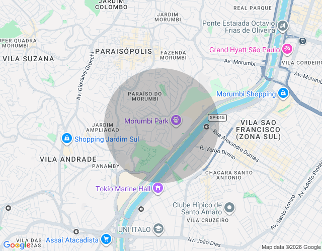 Imóvel no mapa