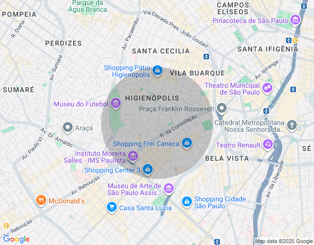 Imóvel no mapa