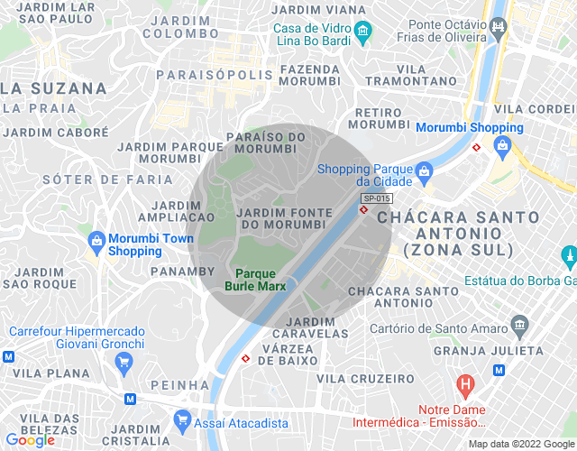 Imóvel no mapa