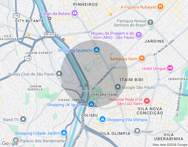 Imóvel no mapa