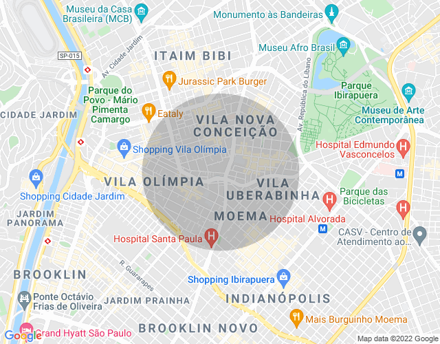 Imóvel no mapa