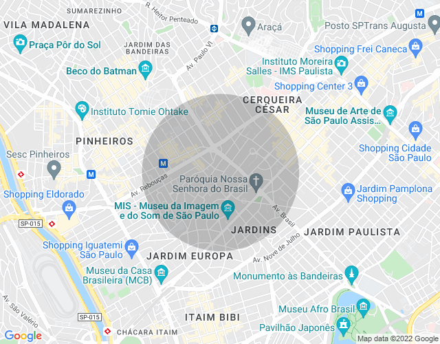 Imóvel no mapa