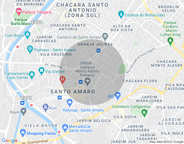 Imóvel no mapa
