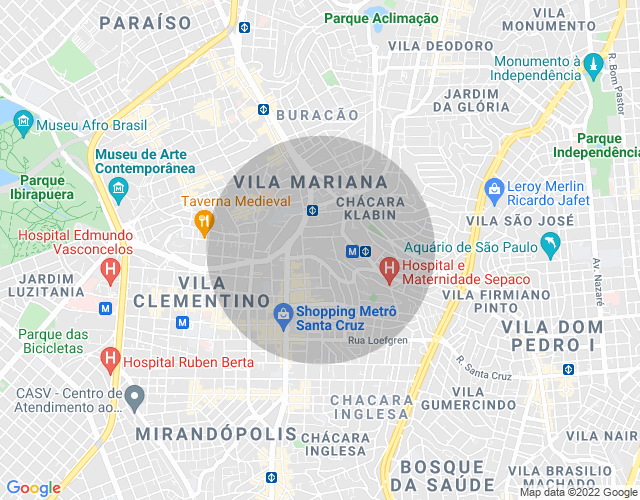 Imóvel no mapa
