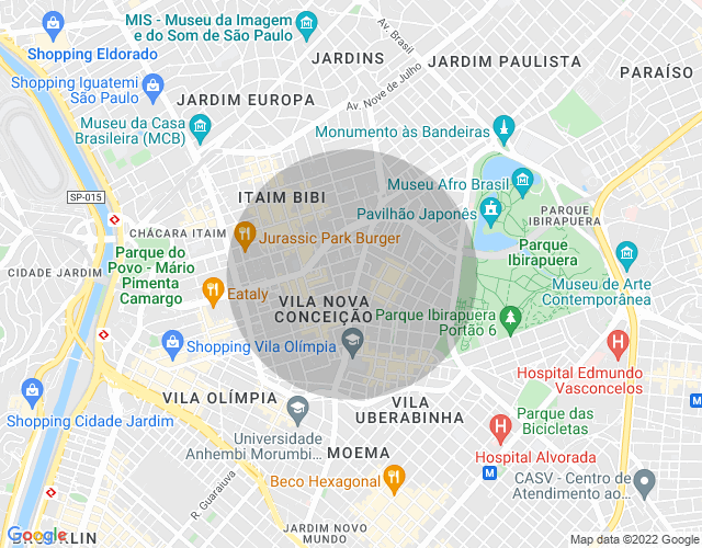 Imóvel no mapa