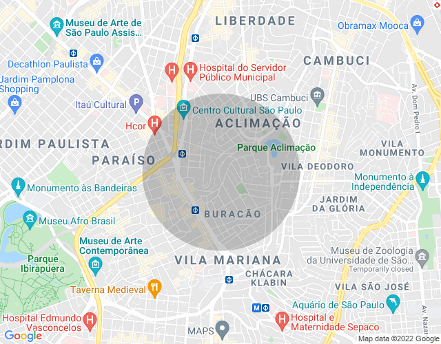 Imóvel no mapa