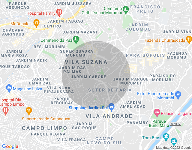 Imóvel no mapa