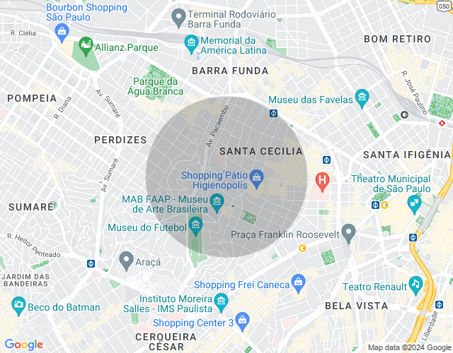 Imóvel no mapa