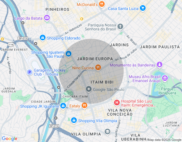 Imóvel no mapa