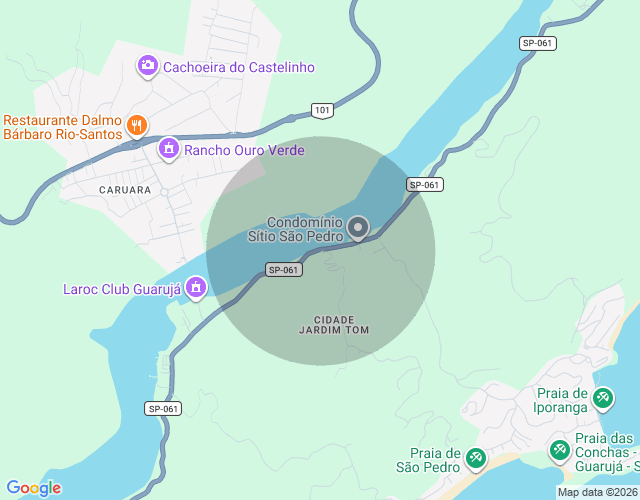 Imóvel no mapa