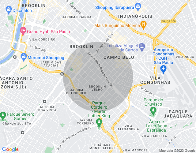 Imóvel no mapa
