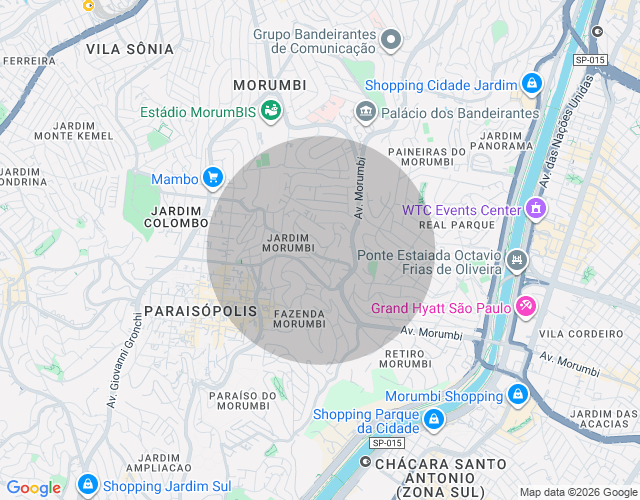 Imóvel no mapa