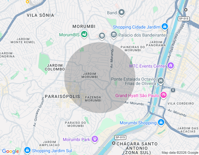 Imóvel no mapa