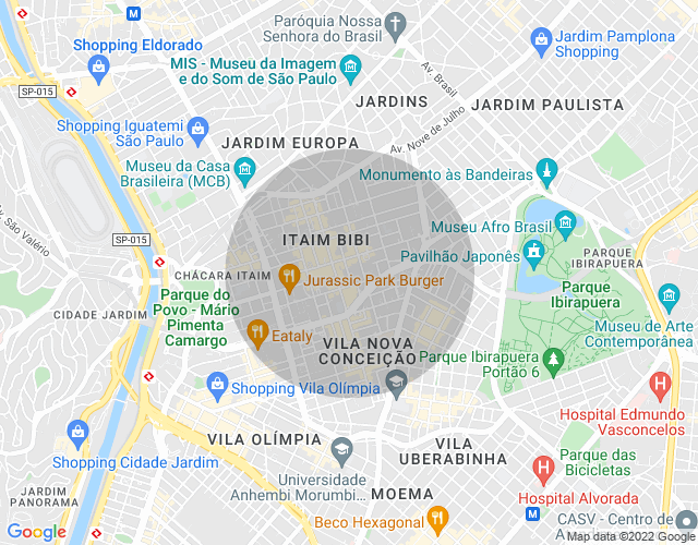 Imóvel no mapa