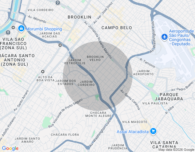 Imóvel no mapa