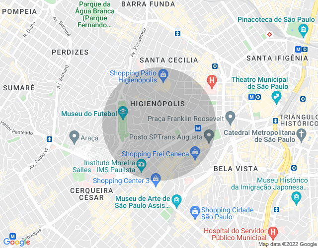 Imóvel no mapa