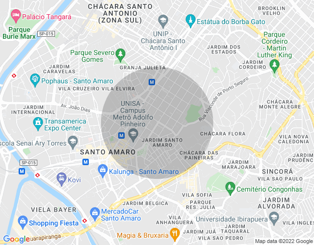 Imóvel no mapa